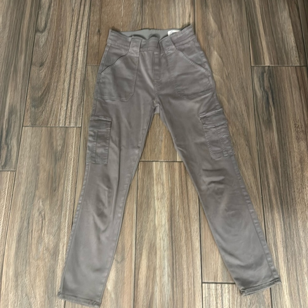 NWOT Cosmic Blue Love cargo pants size small olive green/grey